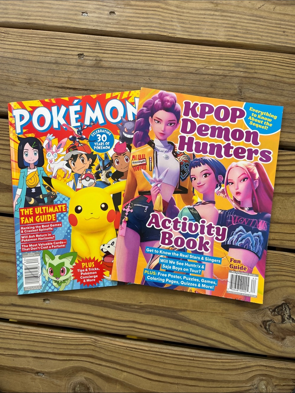 KPOP Demon Hunters Activity Book & Pokemon Ultimate Fan Guide